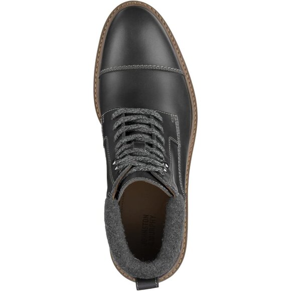 NEW! $185 Johnston & Murphy Barrett Cap Toe Ankle Boots!  8.5 or 9  Gray Leather main image 6